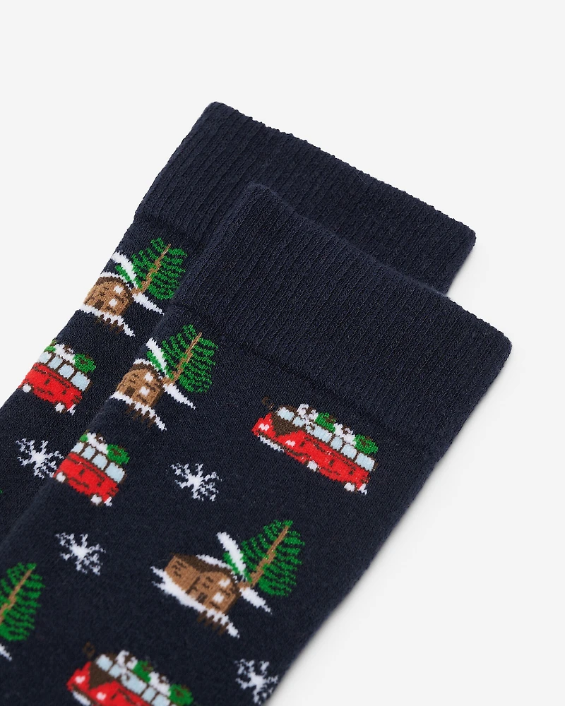 Adult Holiday Crew Sock