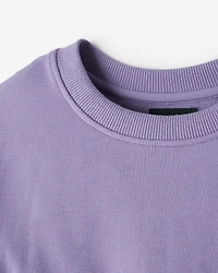 Chandail à col rond douillet cintré pour filles