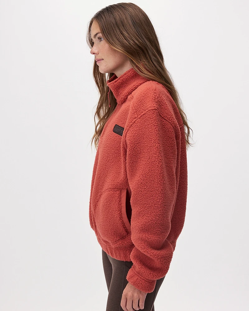 Alta Shearling Fleece Quarter Zip