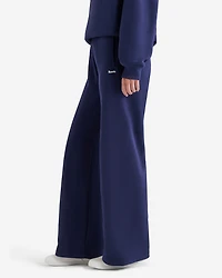 Pantalon en molleton nuage à jambe large