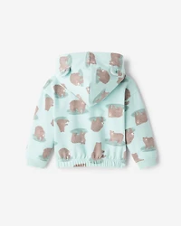 Baby Cozy Bear Zip Hoodie