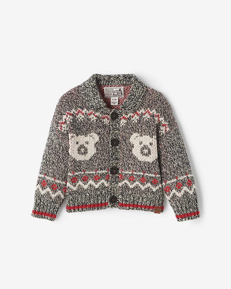 Baby Cabin Fair Isle Cardigan