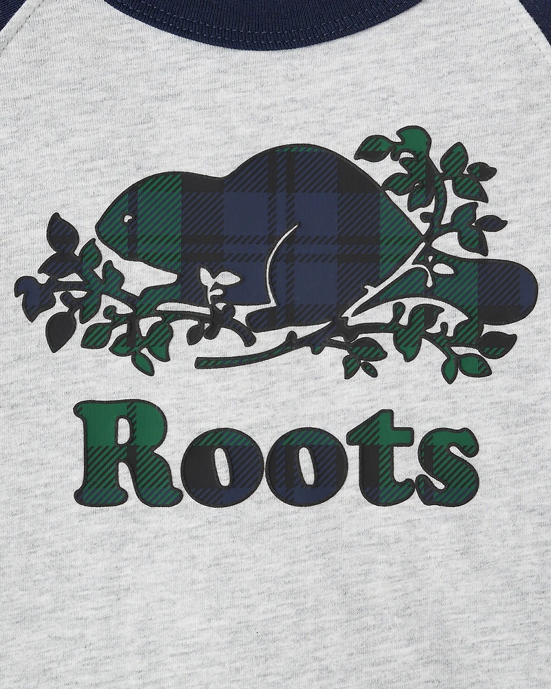 Toddler Plaid Baseball T-Shirt