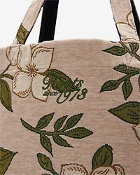 Floral Jacquard Tote