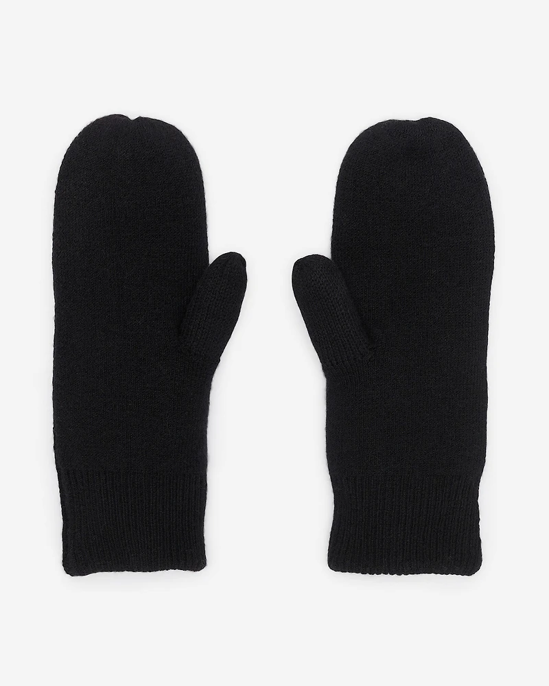 Mitaines en tricot douillet