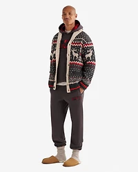 Plaid Applique Sweatpant