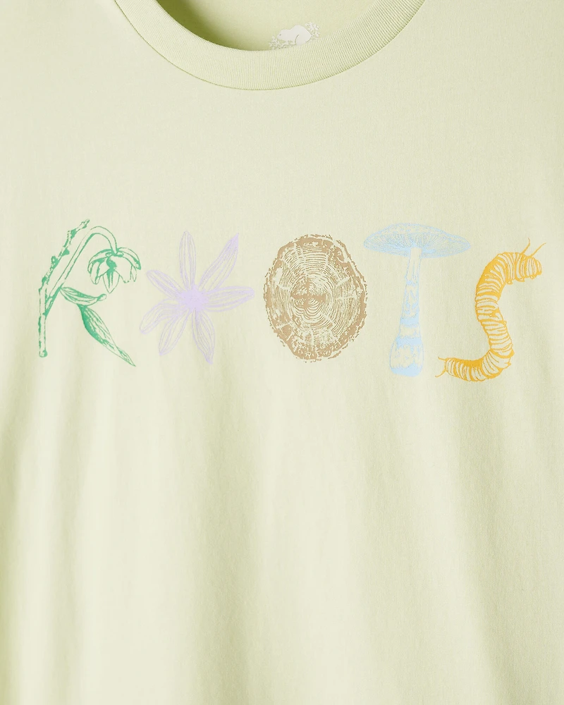 Womens Roots Nature Stamp T-Shirt