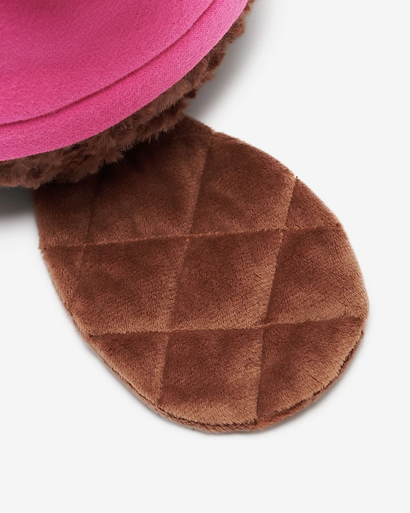 Castor en peluche Amour