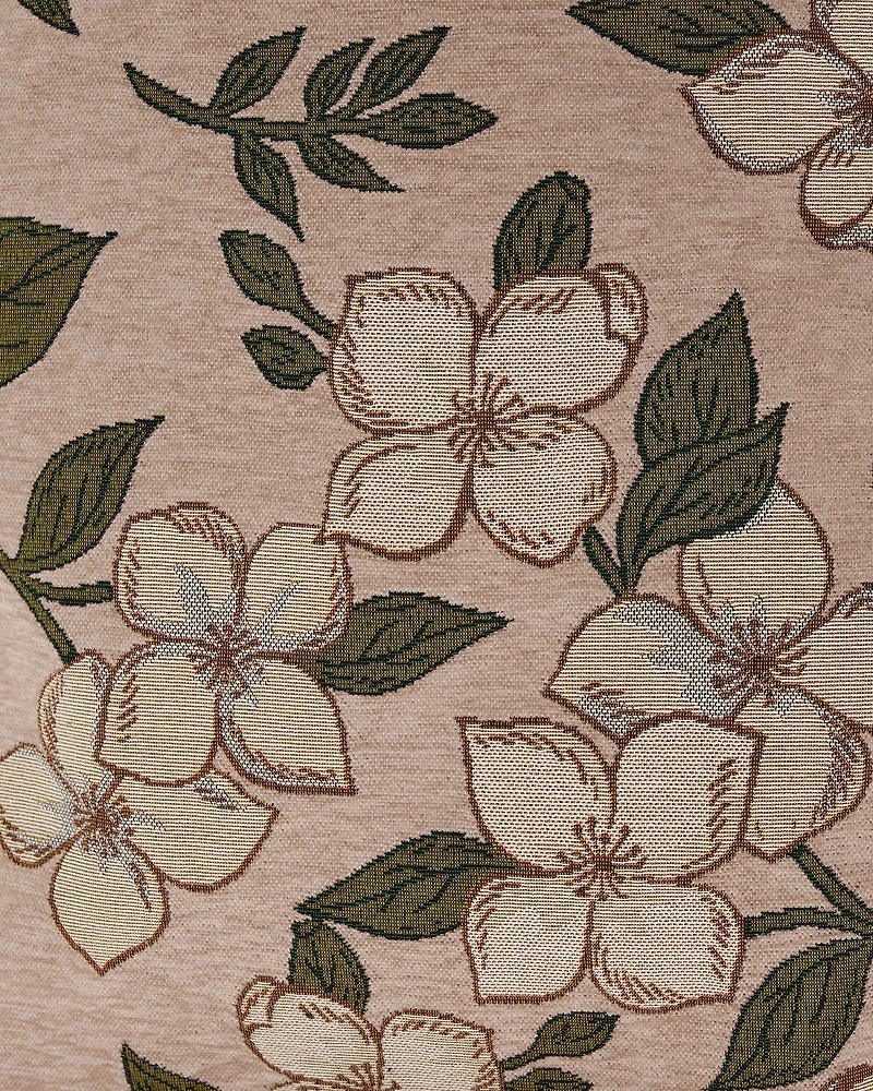Floral Jacquard Tote