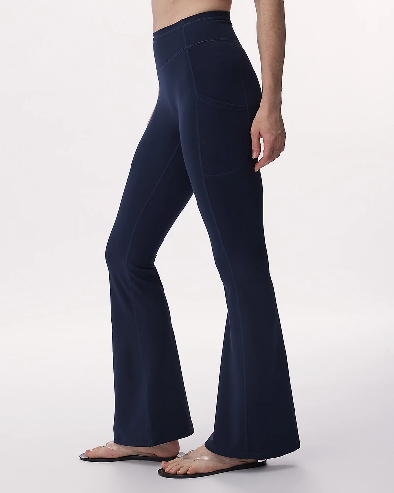 Legging sport évasé en tricot