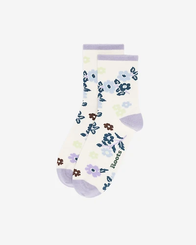 Chaussettes à motif floral pour adultes