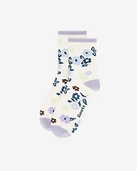 Chaussettes à motif floral pour adultes