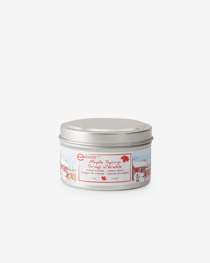 Maple Syrup Travel Candle