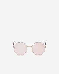 Lunettes de soleil marguerite en métal pour enfants