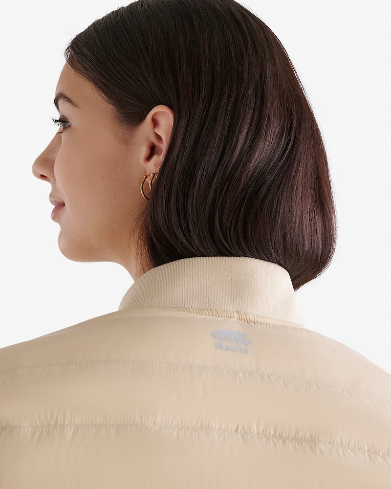 Blouson aviateur en duvet Roots