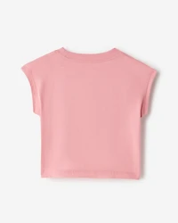 Toddler Girls Sleeveless Boxy T-Shirt