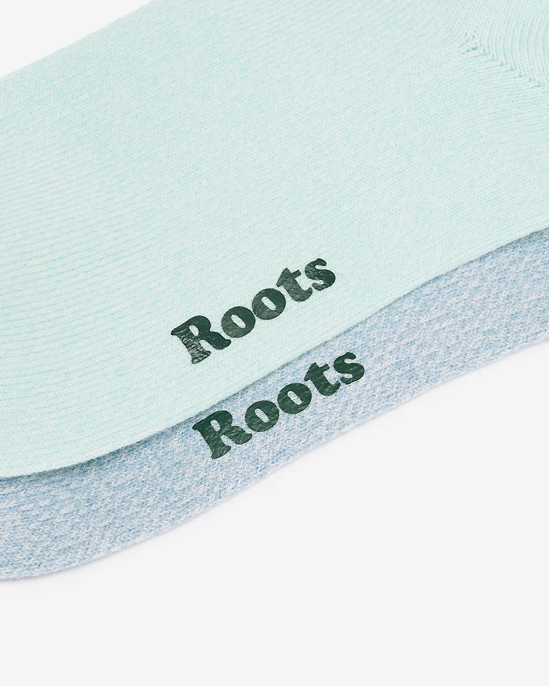 Adult Cotton Cabin Ped Sock 2 Pack