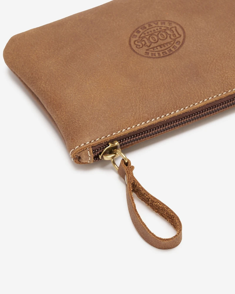 Pochette à glissière Castor hockey en cuir Cervino