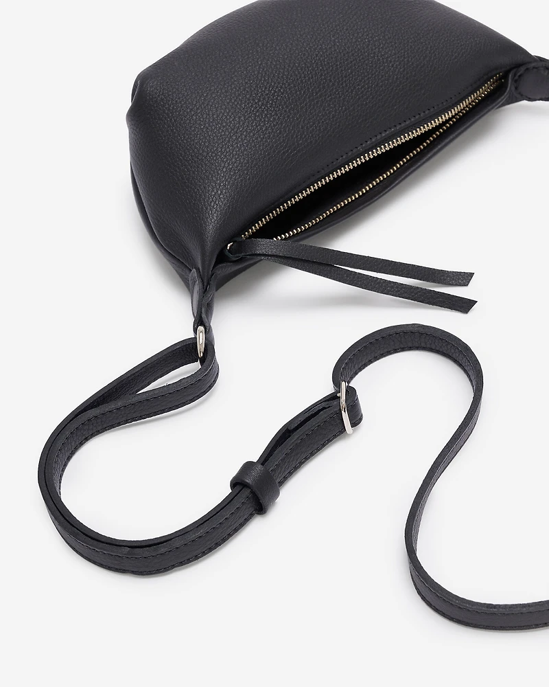 Petit sac croissant en cuir Nuage