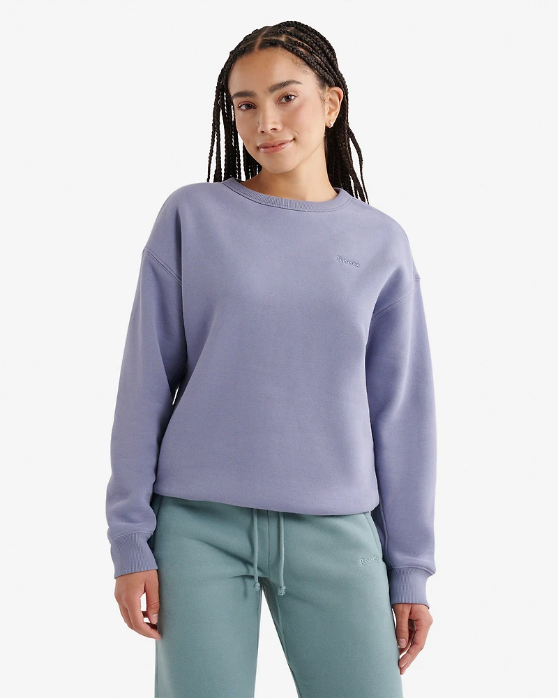 Chandail à col rond Un en molleton Nuage