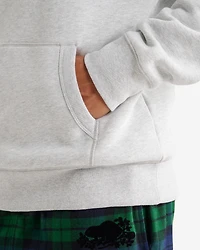 Plaid Applique Hoodie
