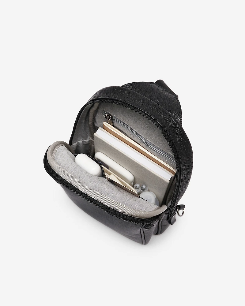 Grand sac à bandoulière Trinité en cuir Cervino