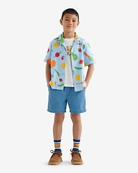 Kids Garden Print Camp Shirt