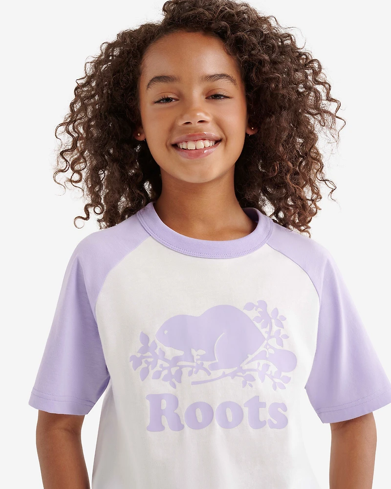 T-shirt style baseball à manches courtes Cooper pour enfants