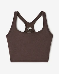 Camisole sport courte en tricot