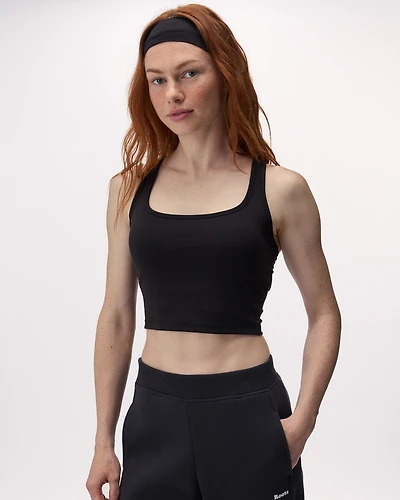 Active Knit Cropped Tank