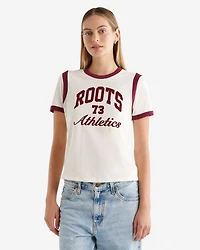 T-shirt à manches courtes Roots pour femme