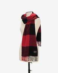 Plaid Wool Scarf
