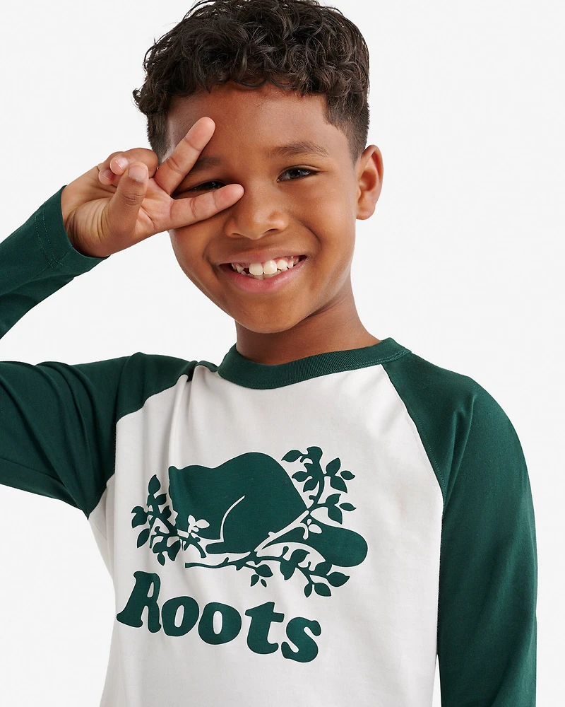 Kids Organic Cooper Baseball T-Shirt