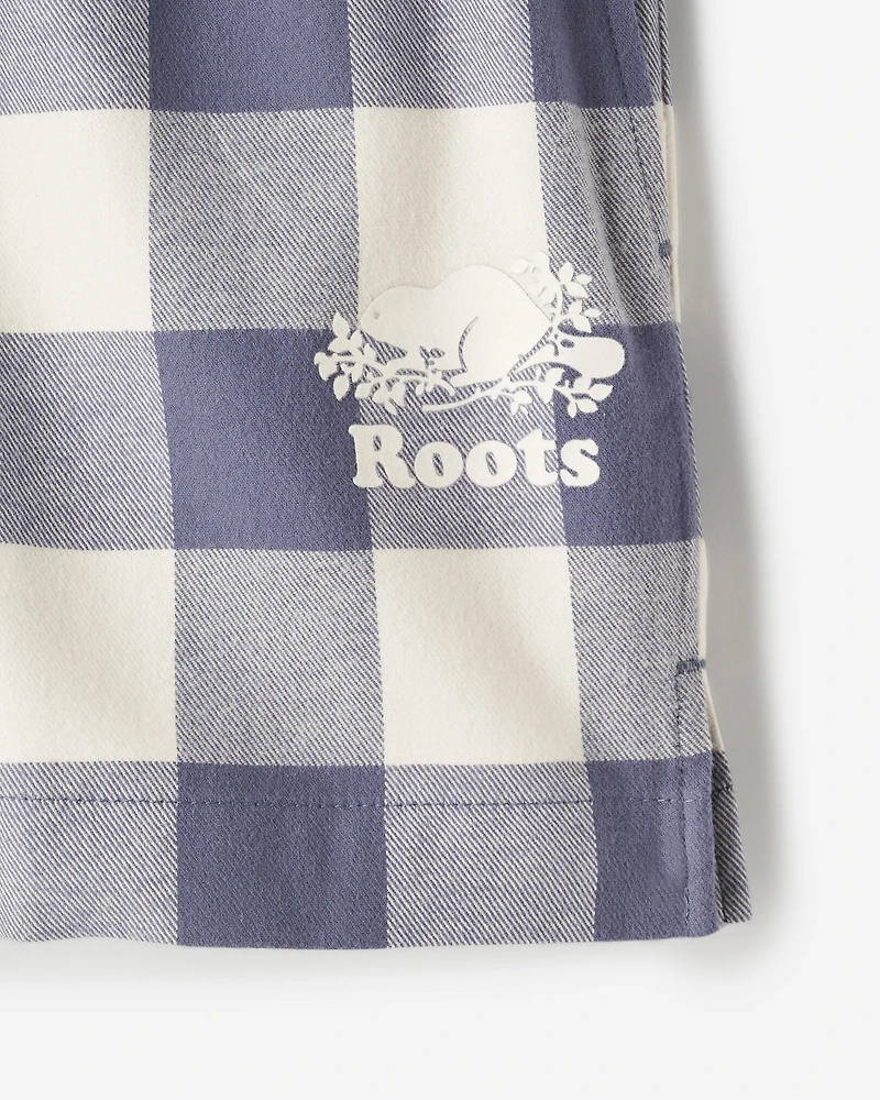 Womens Plaid Pajama Short