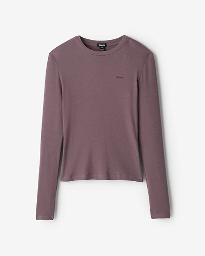 Roam Rib Fitted Long Sleeve Top