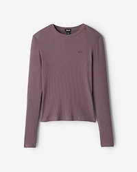 Roam Rib Fitted Long Sleeve Top