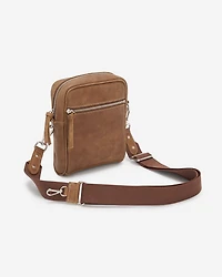 Sac à bandoulière essentiel en cuir Tribe