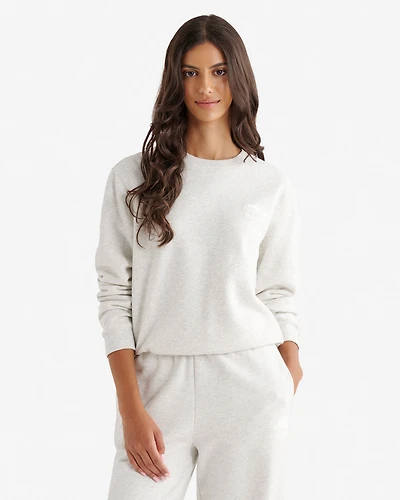 Chandail à col rond décontracté en coton bio Cooper