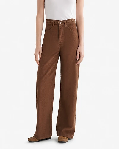 Jean à jambe large et taille haute tressée Levi's pour femme