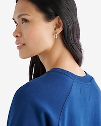 Chandail original à col rond en molleton de coton bio