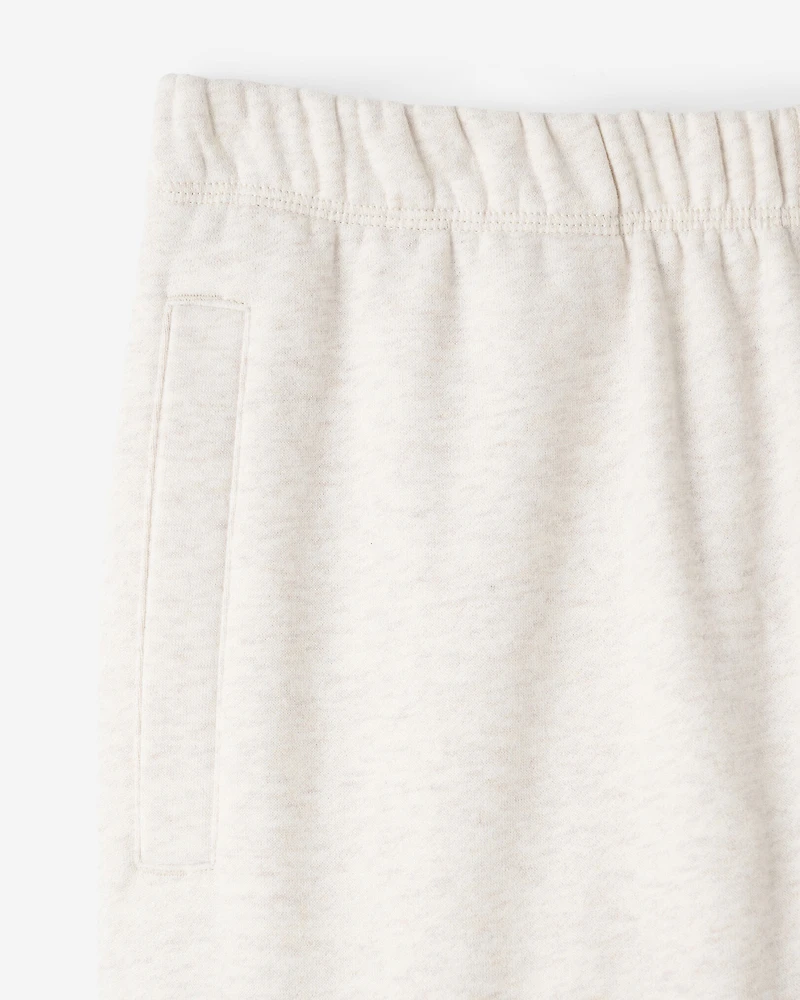 Pantalon en molleton avec appliqué à carreaux
