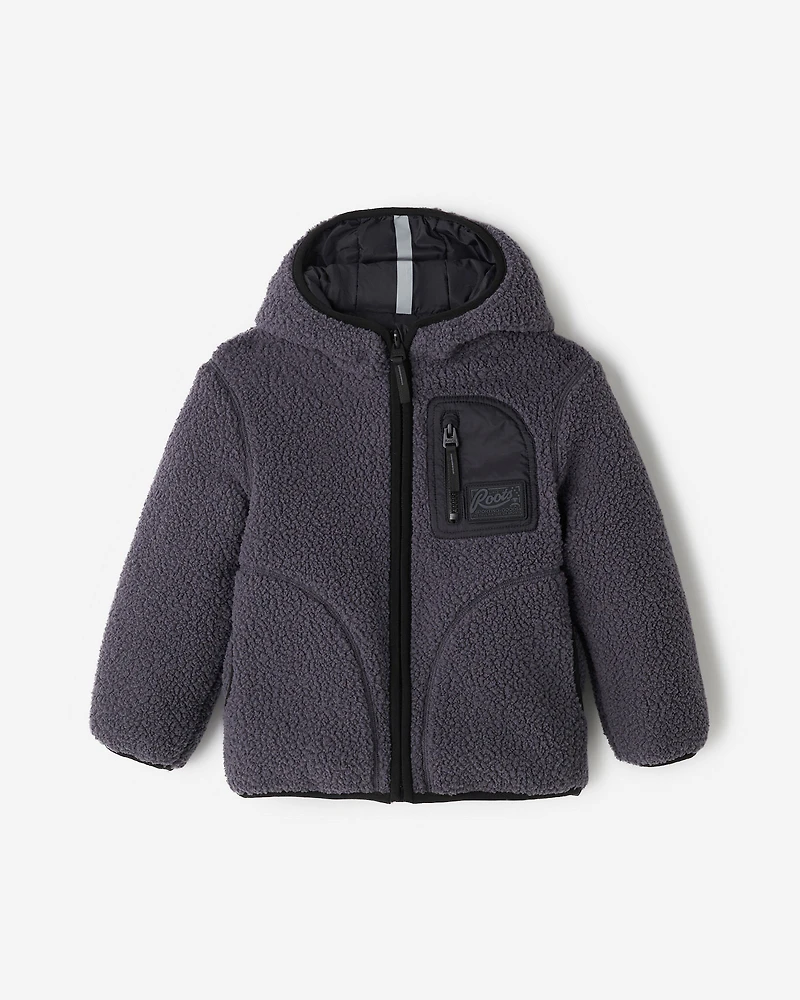 Toddler Reversible Shearling Fleece Jacket