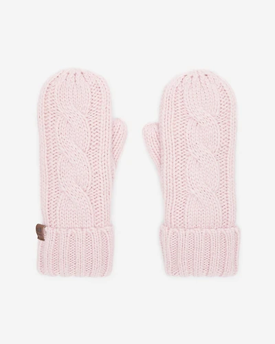 Womens Olivia Cable Mitten