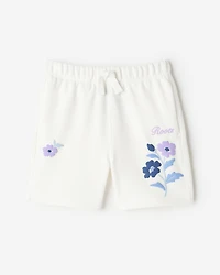 Short motif floral pour tout-petit