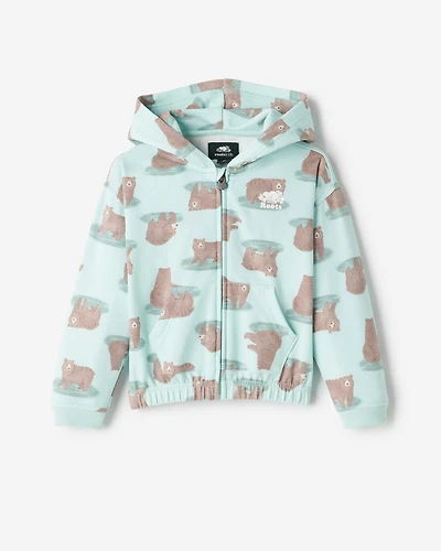 Toddler Cozy Bear Zip Hoodie