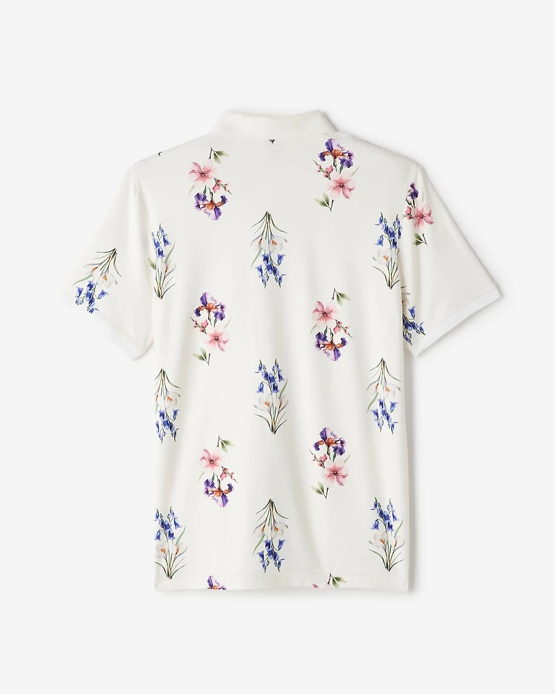 Polo en tricot floral Renew