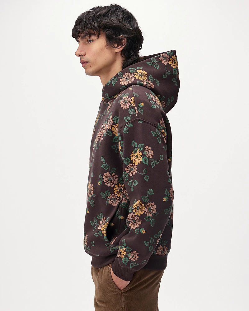 Floral Print Hoodie
