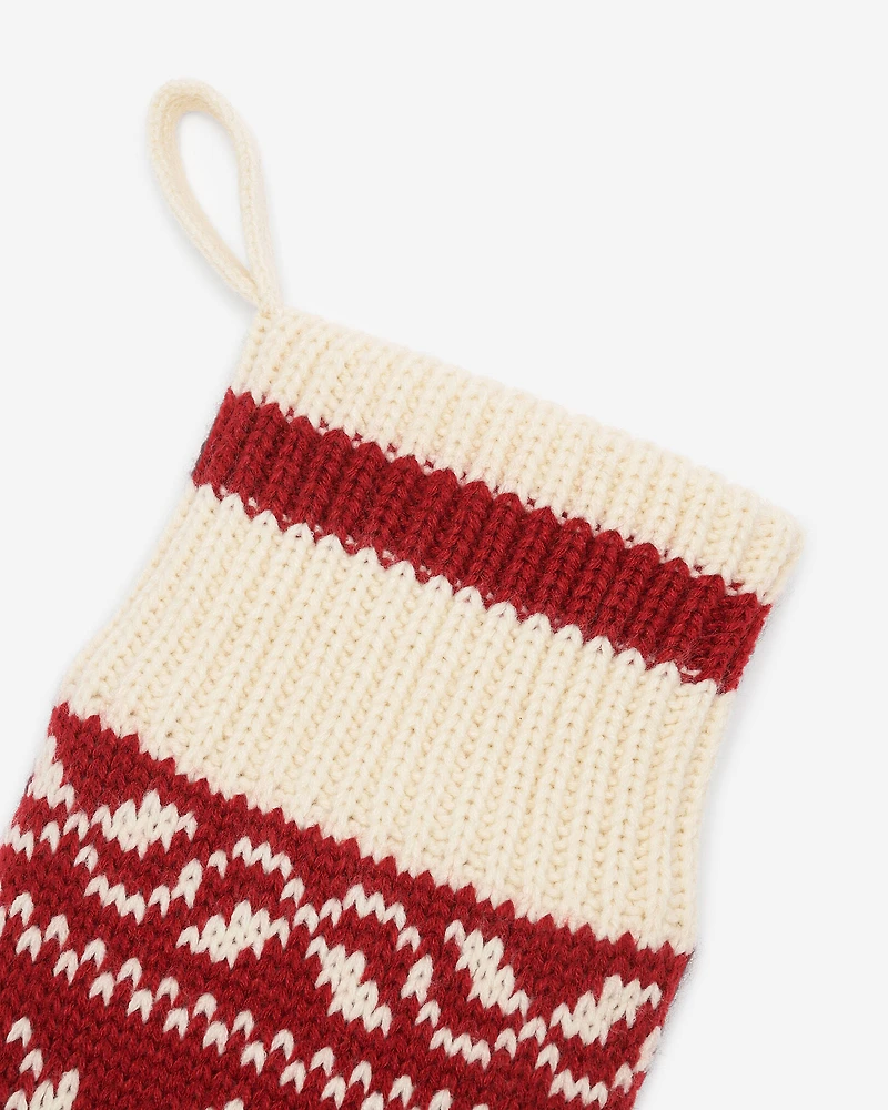 Bas de Noël style vie Cabane