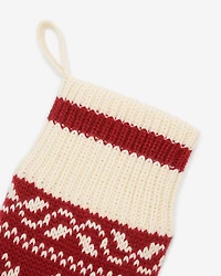 Bas de Noël style vie Cabane