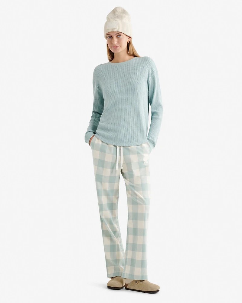 Pantalon de pyjama à carreaux pour femmes